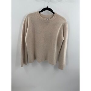 Reformation Cream Wool Crewneck Sweater